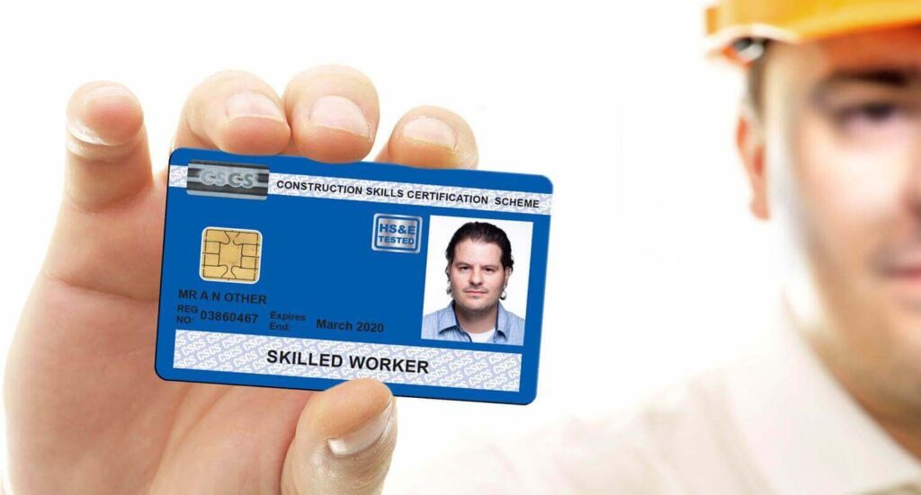 Consutrction CSCS Card